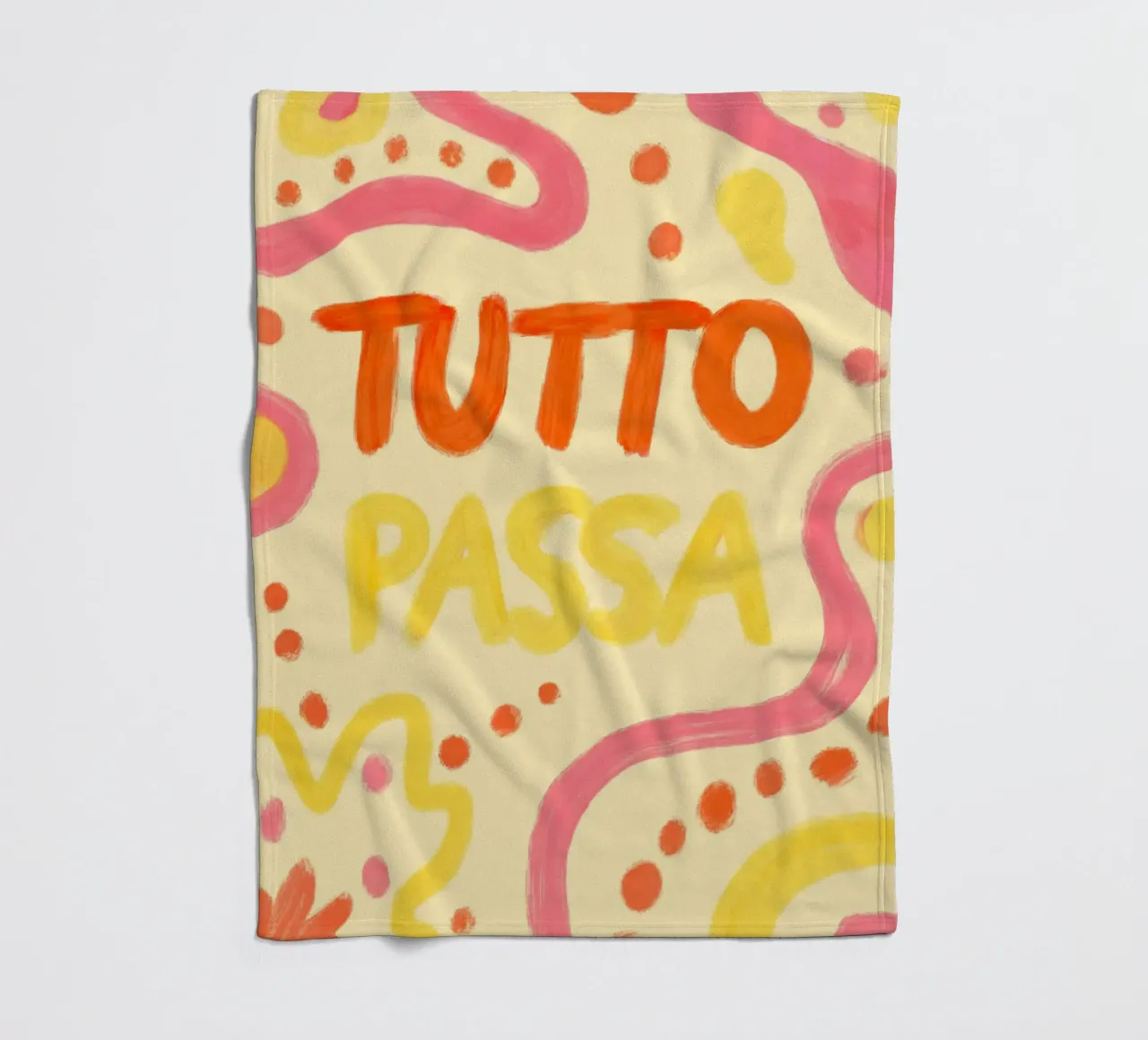 Tutto Passa III coperta in pile da Studio Dolci