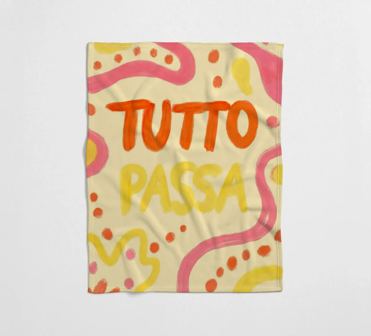 Tutto Passa III coperta in pile da Studio Dolci
