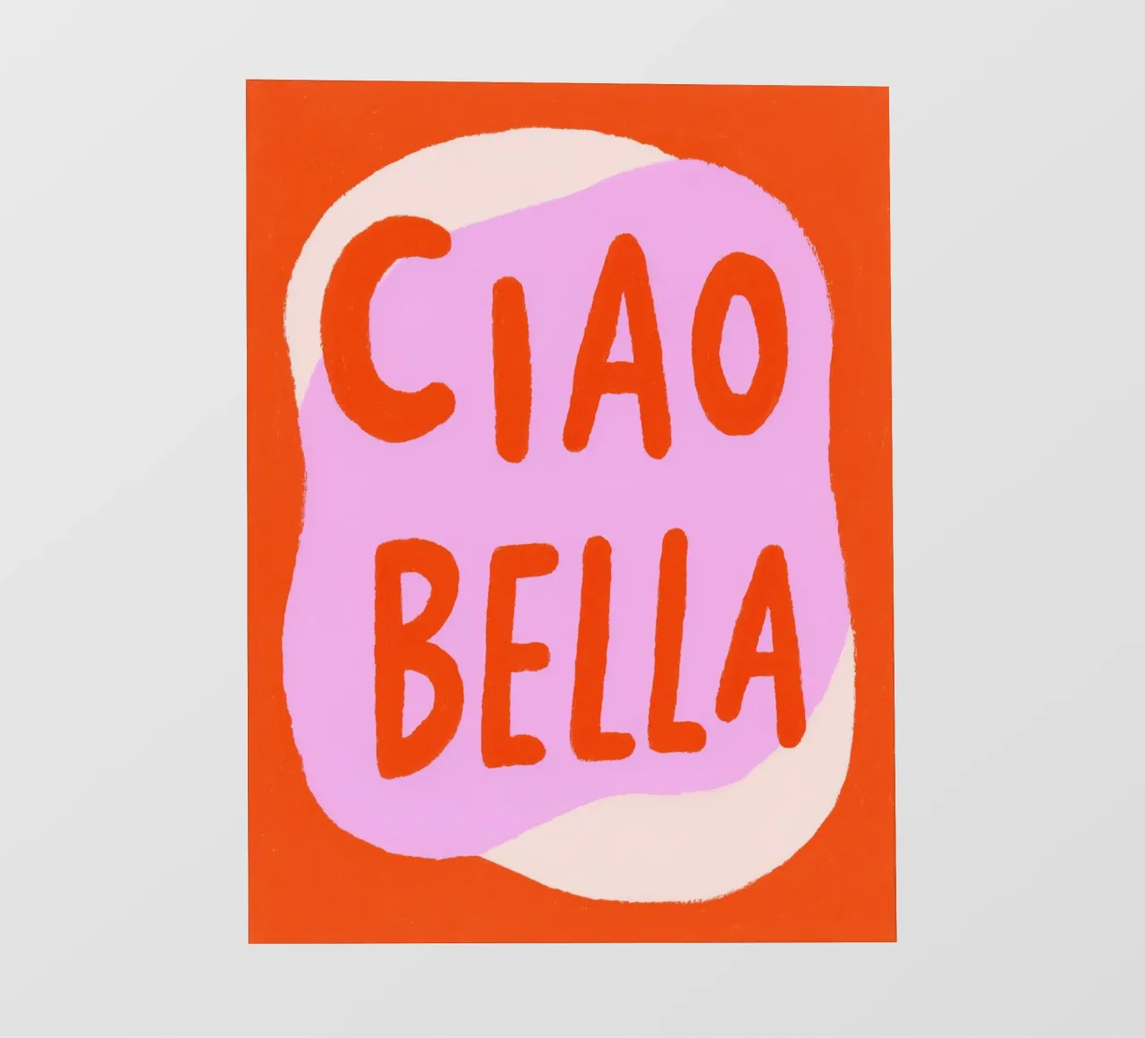 Ciao Bella, orange pop telo in pvc da Carinaprint