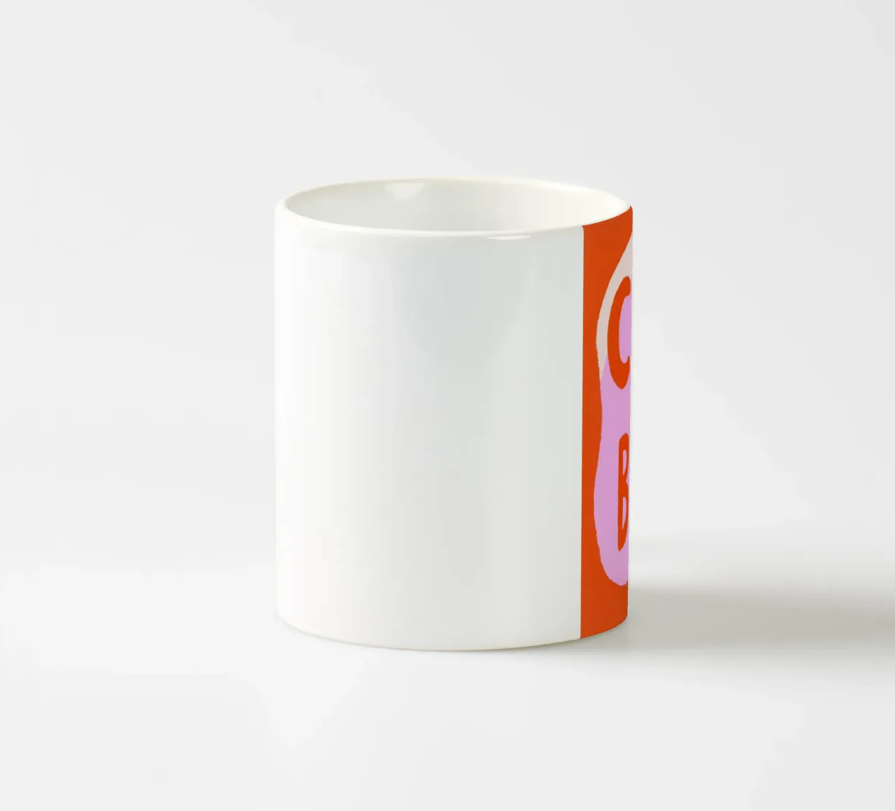 Ciao Bella, orange pop tazza in ceramica da Carinaprint