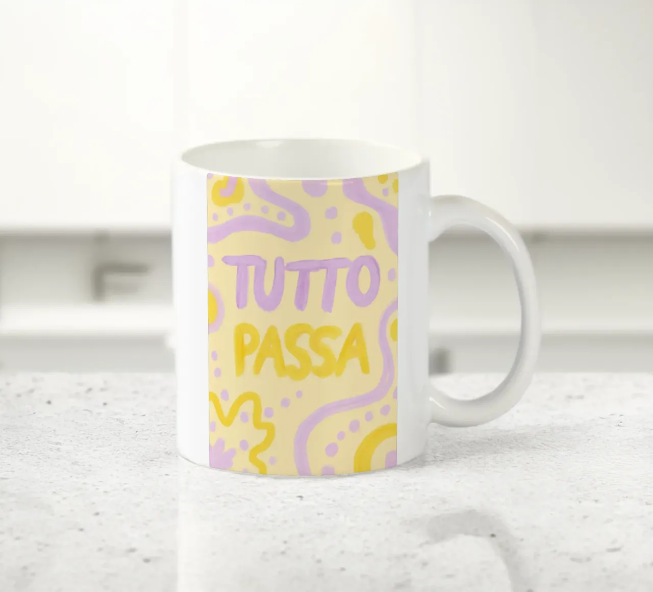 Tutto Passa tazza in ceramica da Studio Dolci