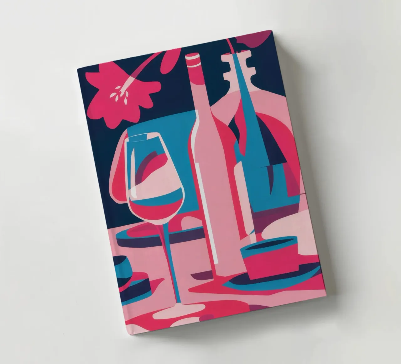 Abstract Wine Pairing notebook by Kala Martir