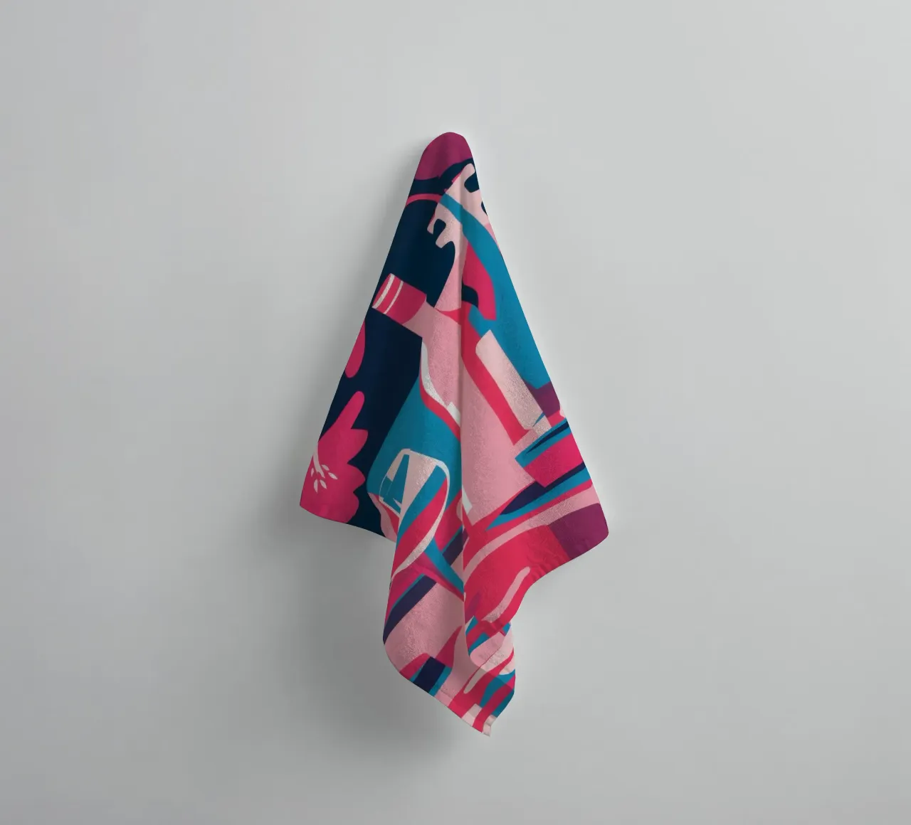 Abstract Wine Pairing towel by Kala Martir