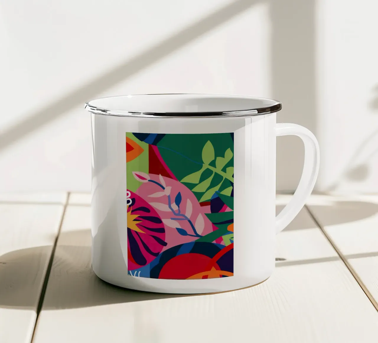 Neon Jungle Fusion tazza in smalto da Kala Martir