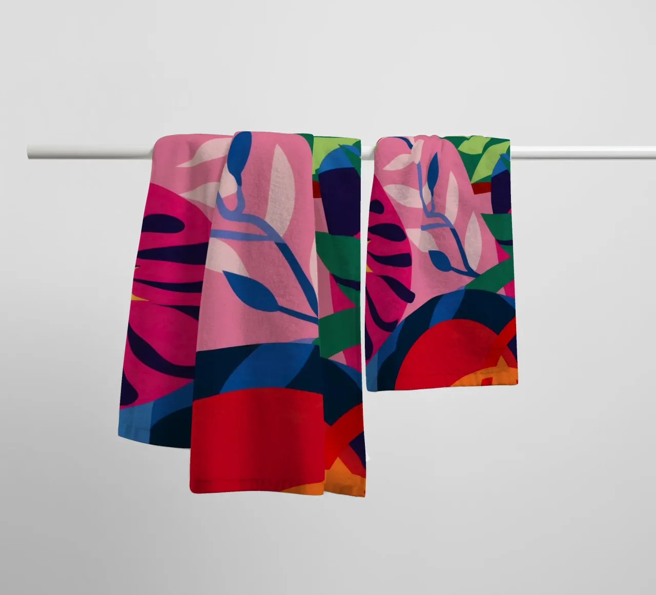 Neon Jungle Fusion asciugamano da bagno da Kala Martir
