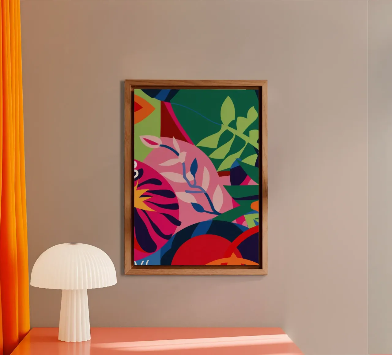 Neon Jungle Fusion alluminio dibond da Kala Martir