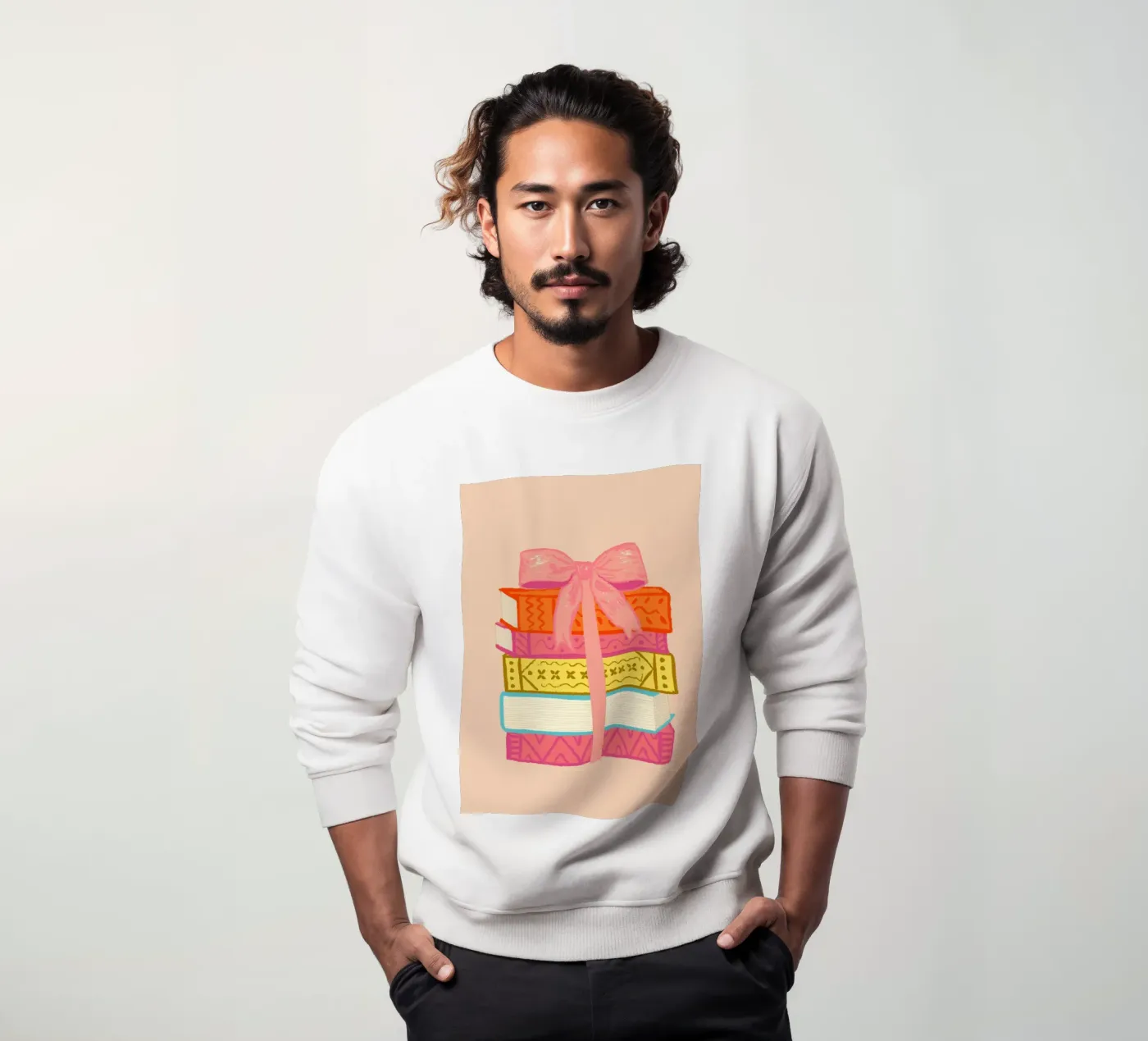 Book Stack Sweatshirt von Studio Dolci