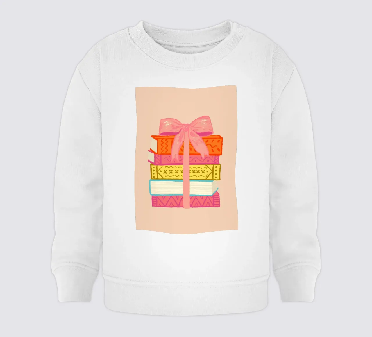 Book Stack felpa neonato da Studio Dolci