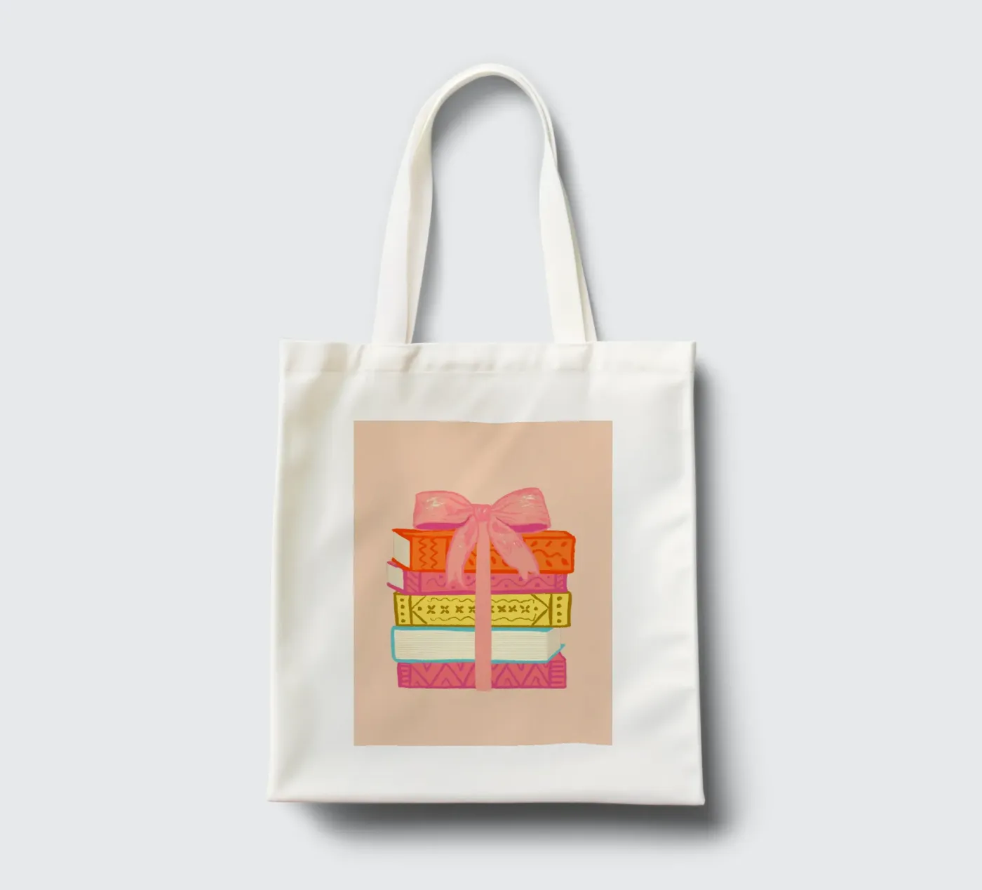 Book Stack tote bag by Studio Dolci