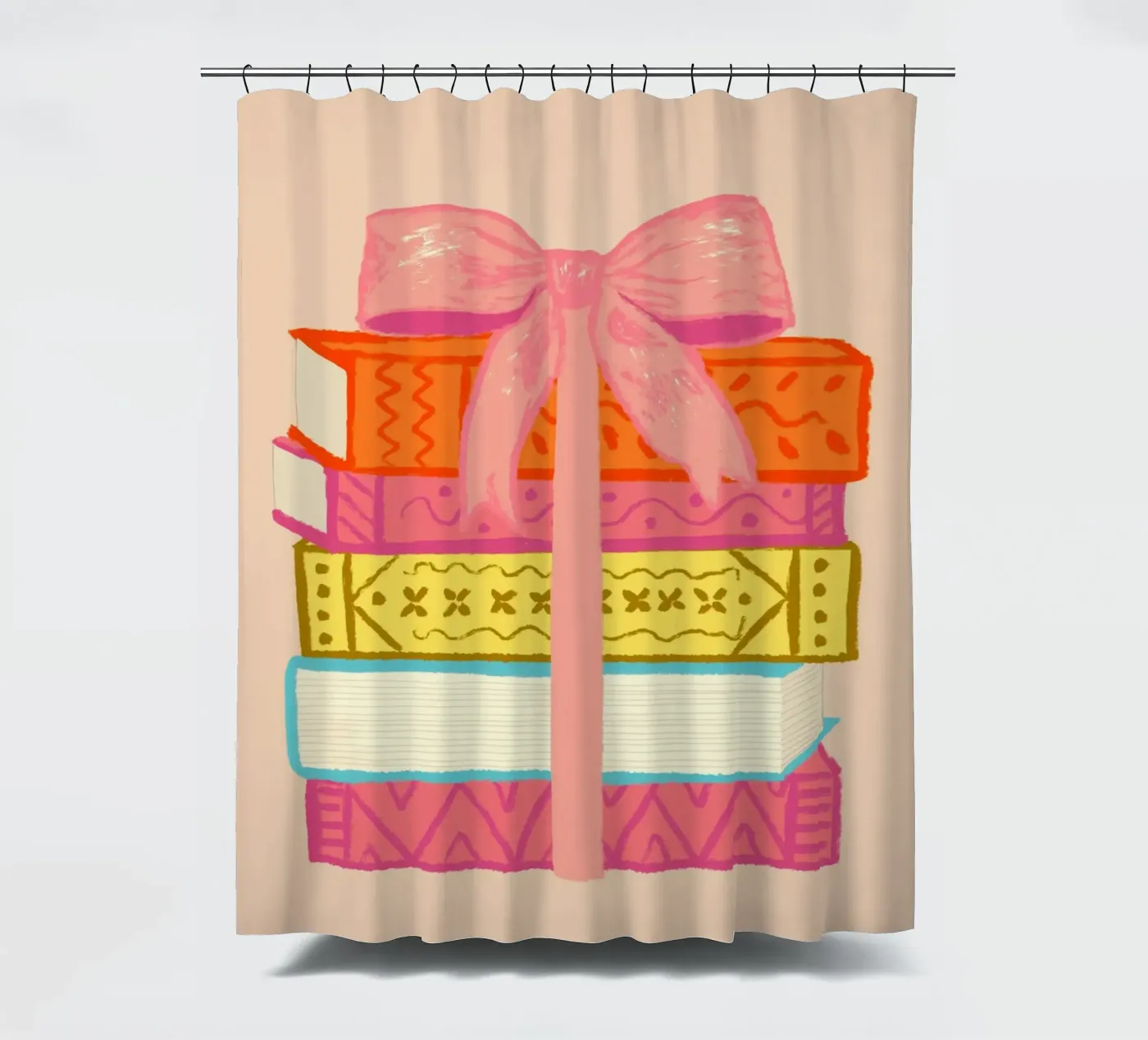 Book Stack rideau de douche de Studio Dolci