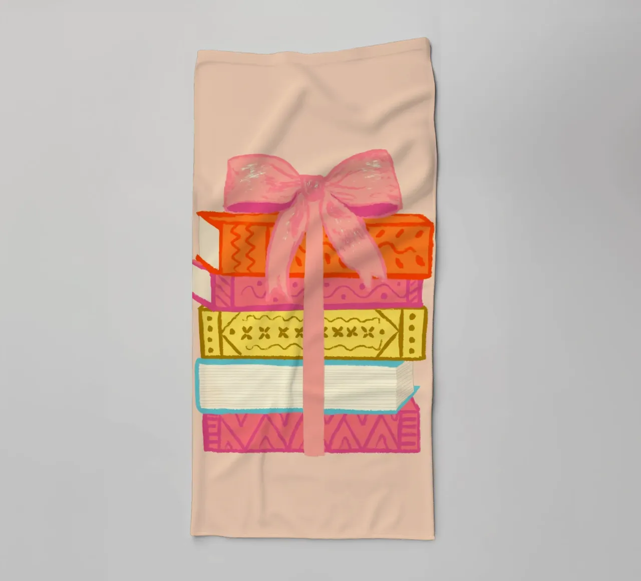 Book Stack badhanddoek van Studio Dolci