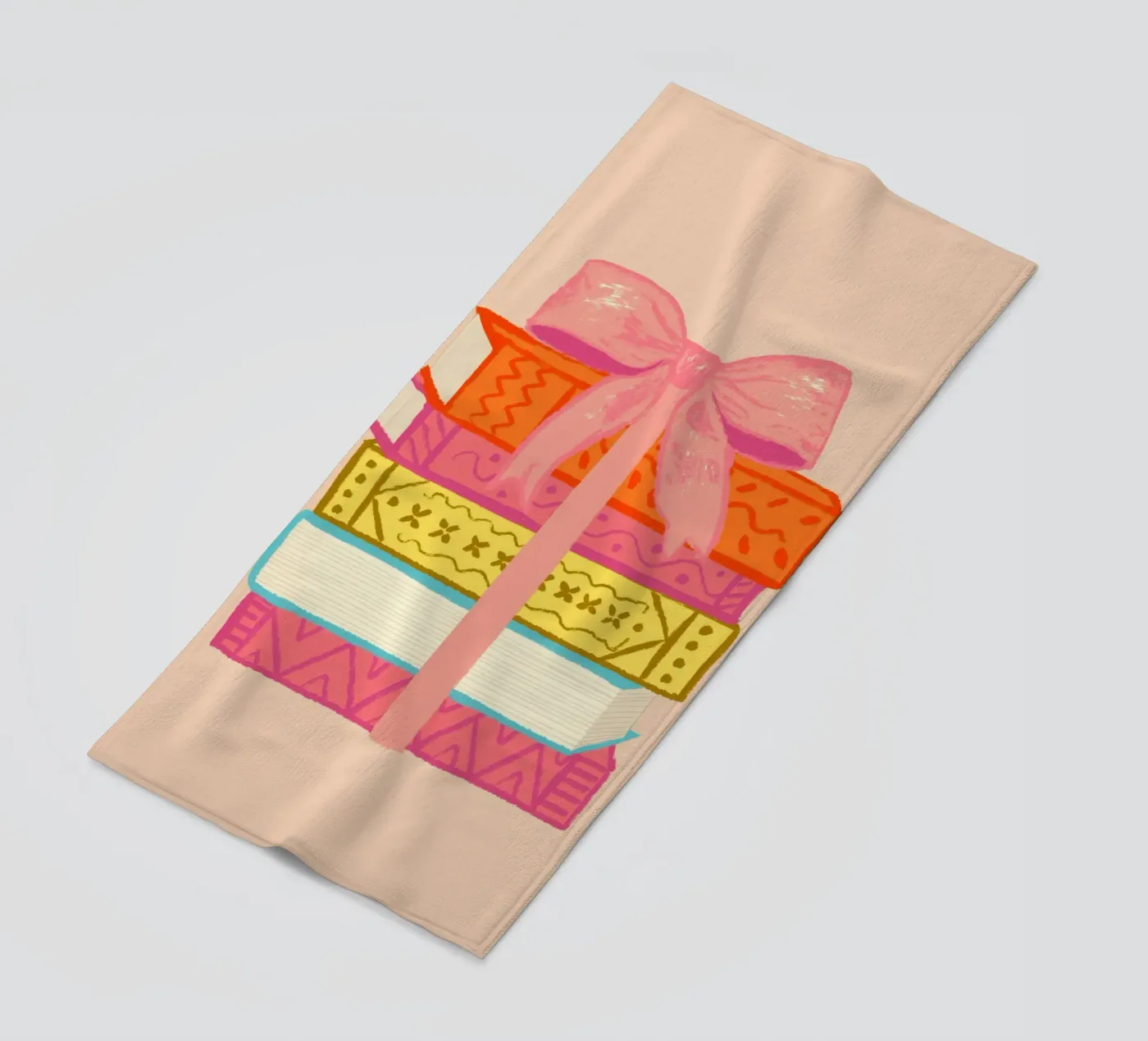 Book Stack strandhanddoek van Studio Dolci