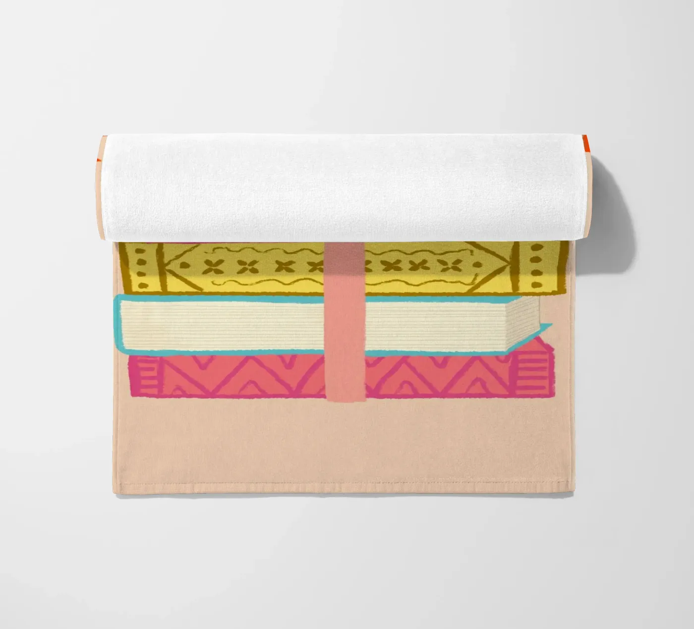 Book Stack strandhanddoek van Studio Dolci