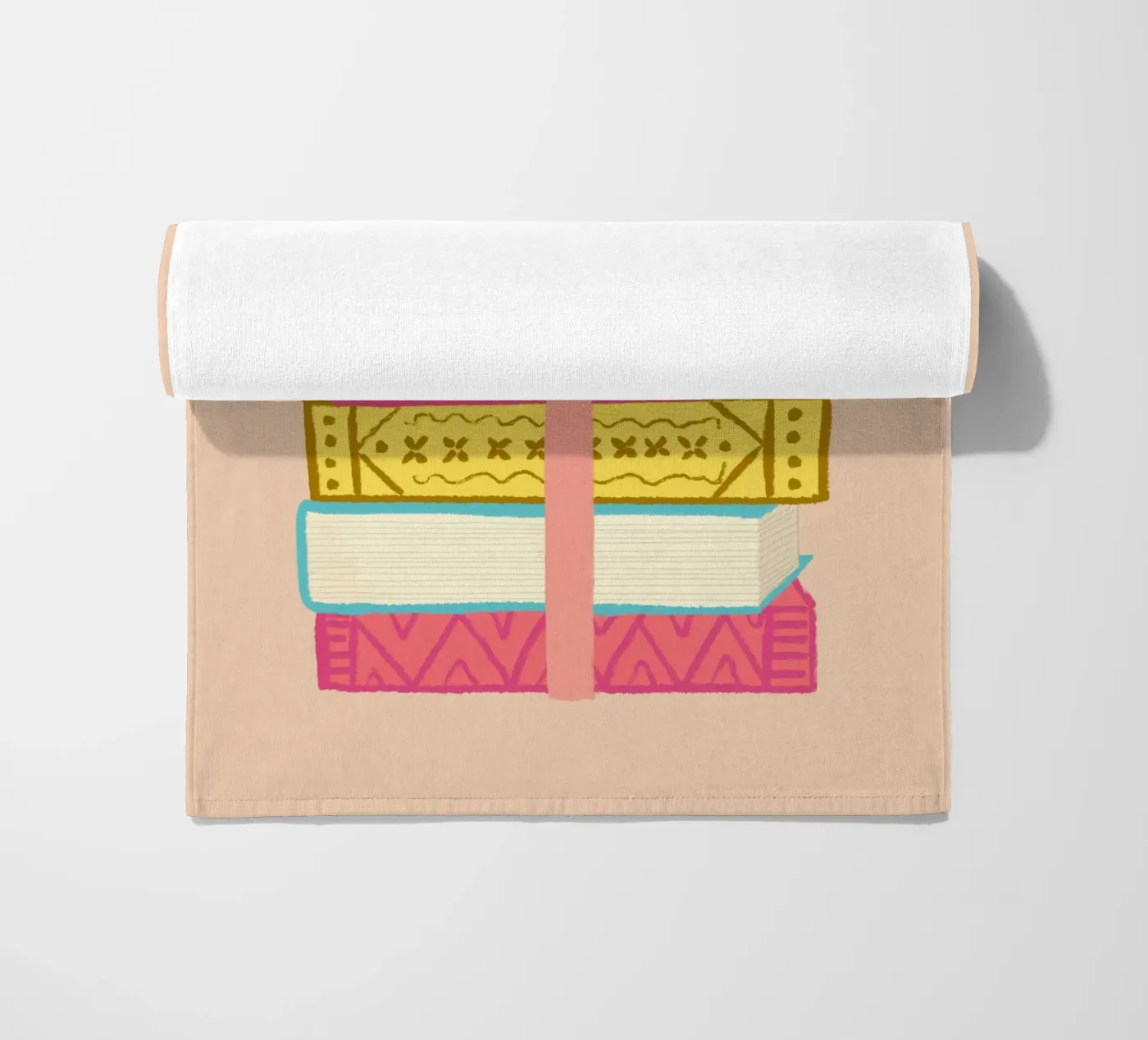 Book Stack strandhanddoek van Studio Dolci