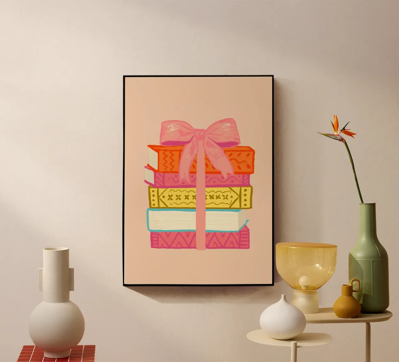 Book Stack acryl van Studio Dolci