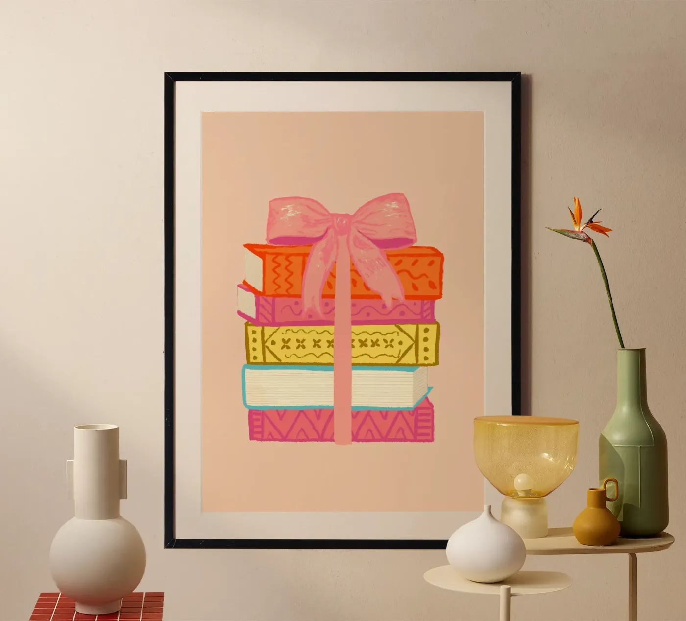Book Stack poster de Studio Dolci