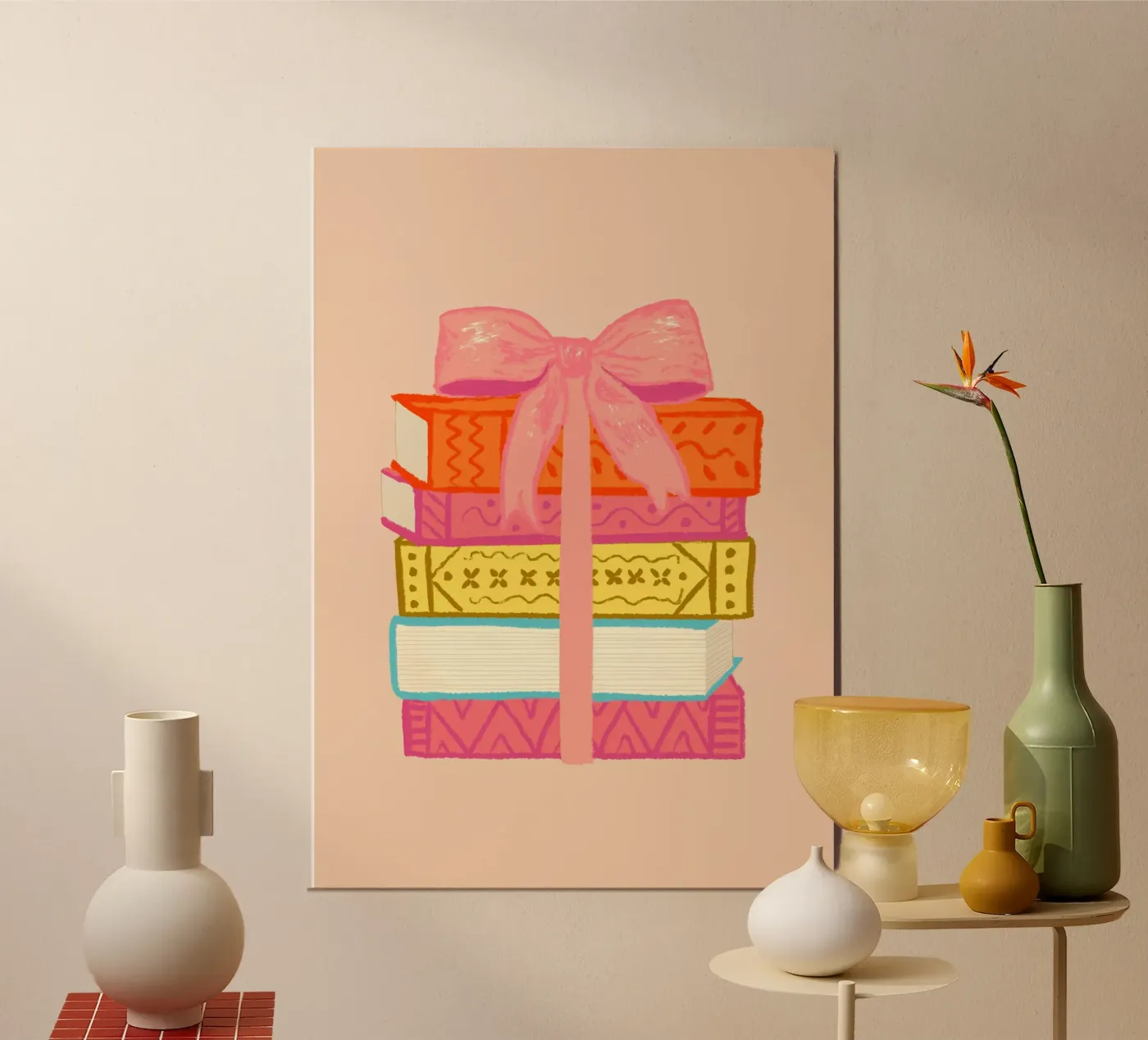 Book Stack poster da Studio Dolci