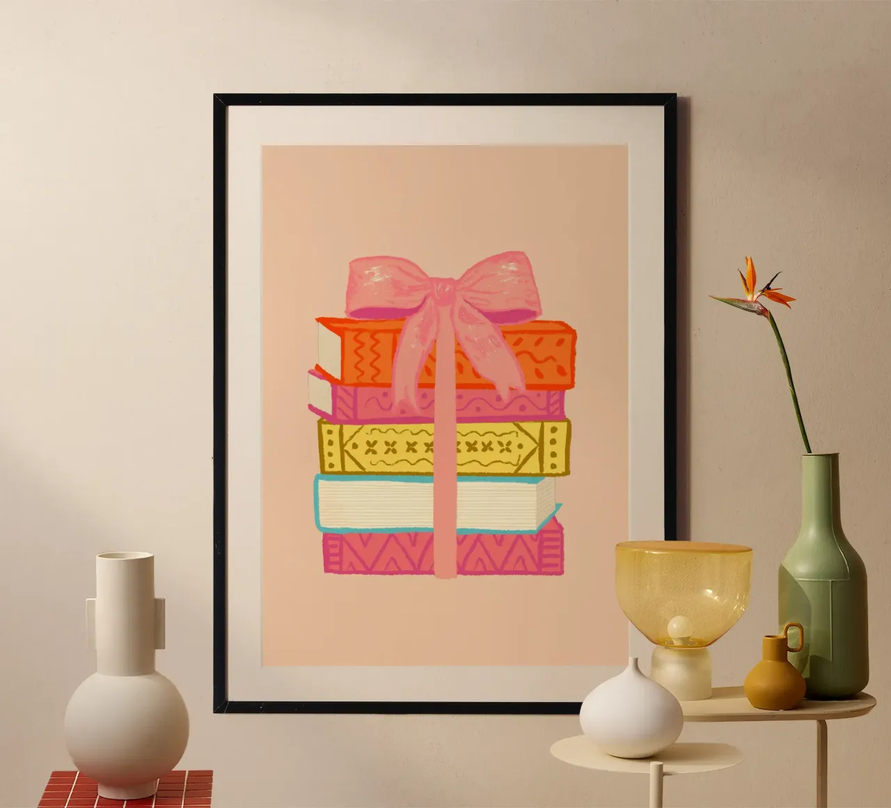 Book Stack poster da Studio Dolci