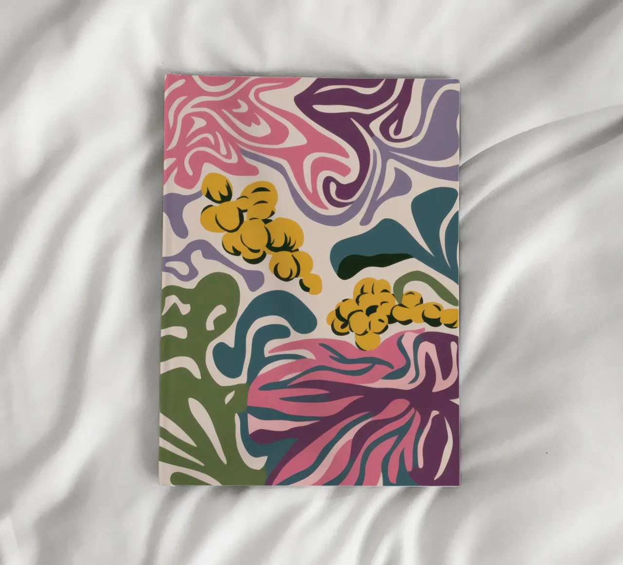 Ginger Root Abstraction notebook by Kala Martir