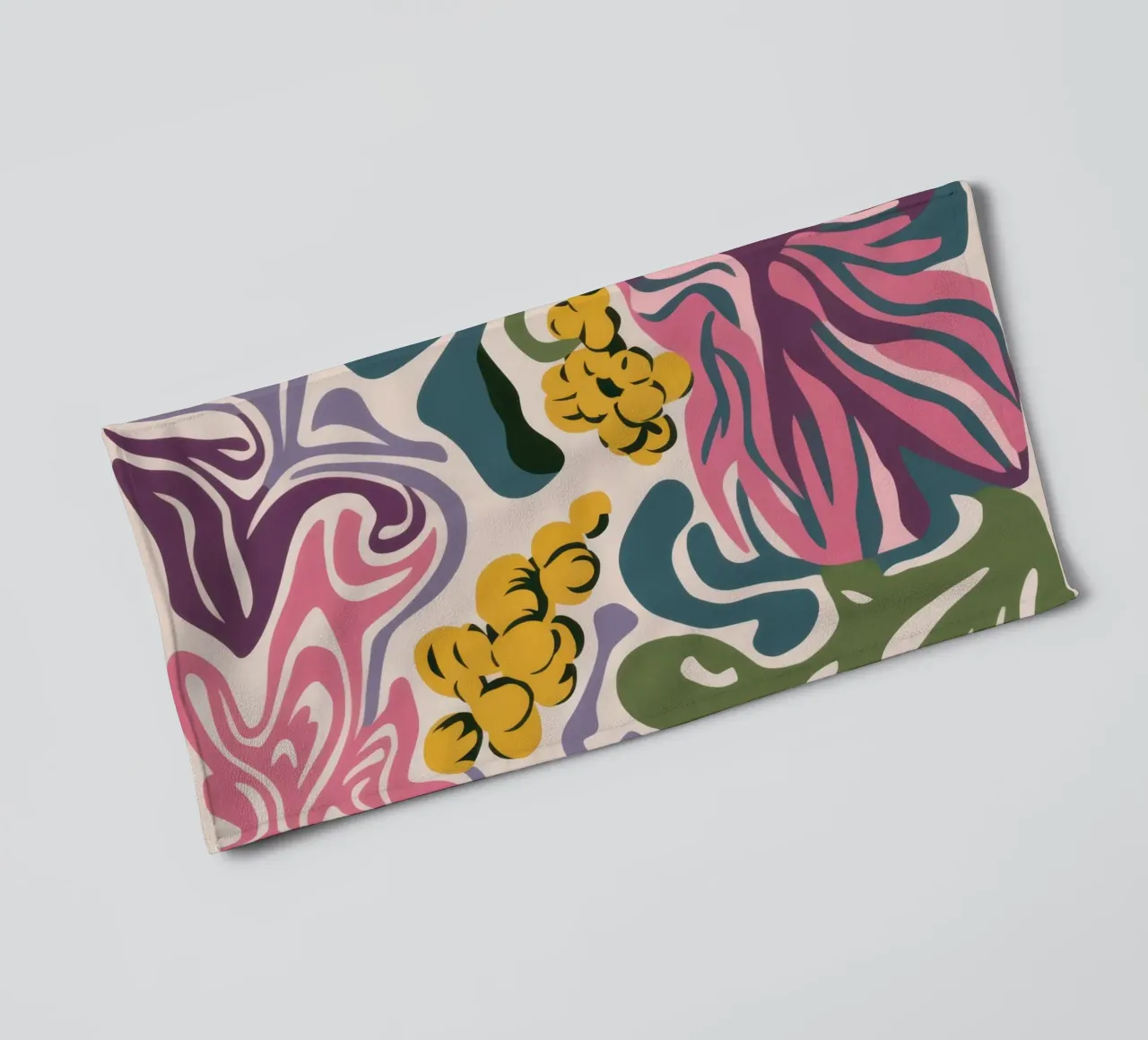 Ginger Root Abstraction towel by Kala Martir