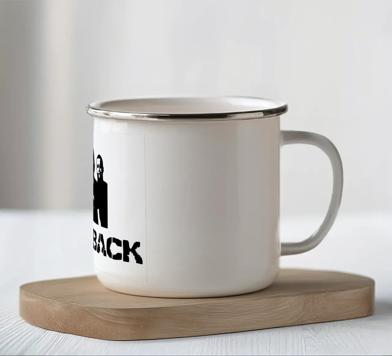 Nickelback tazza in smalto da vintage