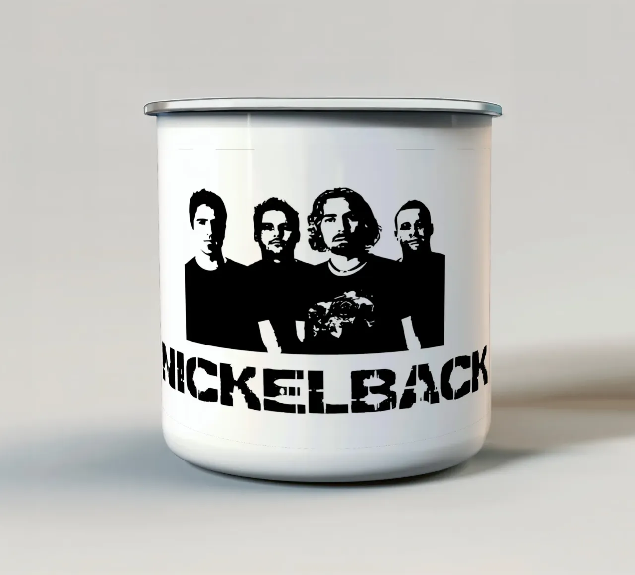 Nickelback tazza in smalto da vintage