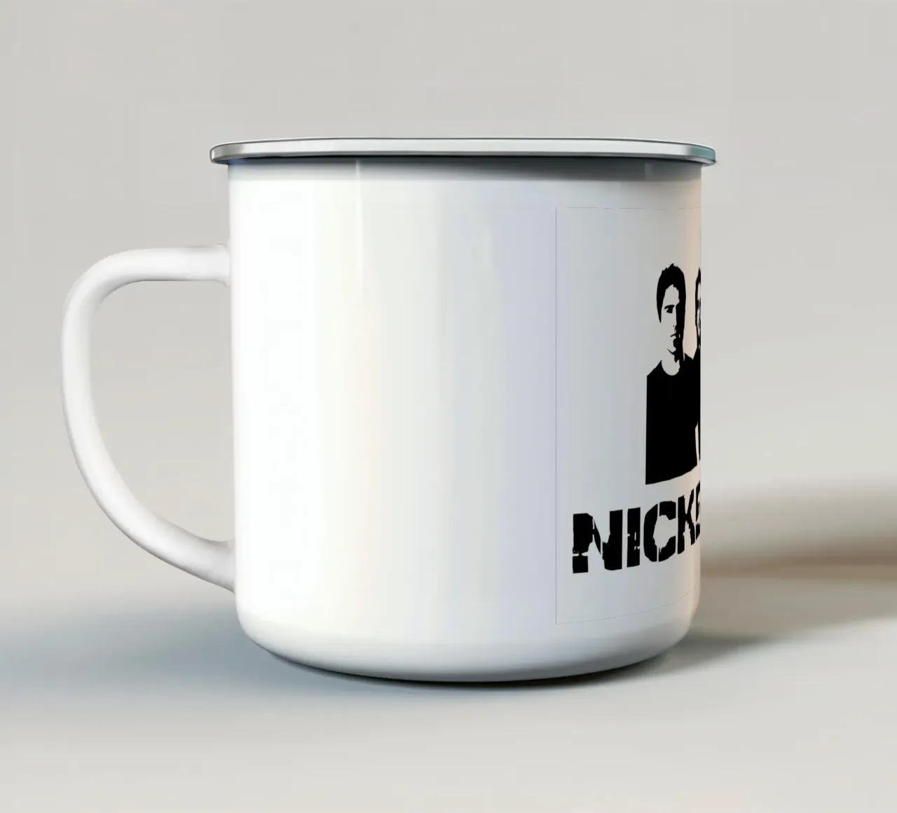 Nickelback tazza in smalto da vintage