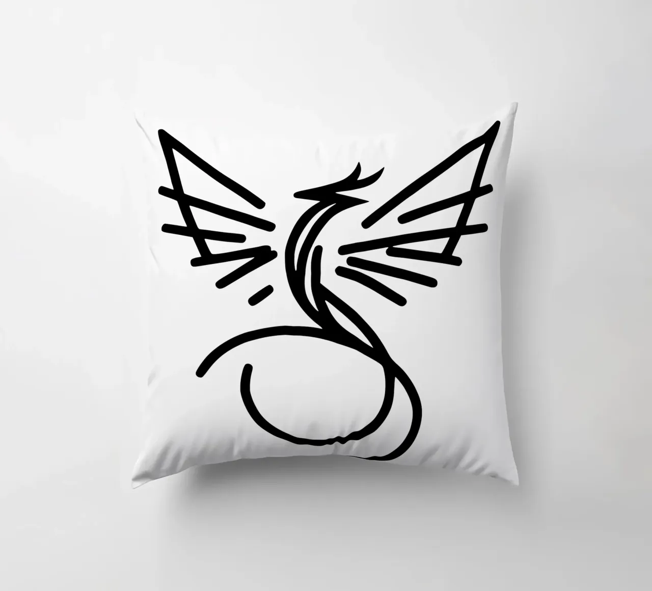 Il Drago Mistico - Forza e saggezza senza tempo cuscino da Bold & Simple