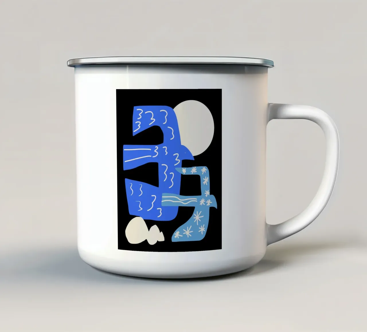 Ala notturna tazza in smalto da Little Dean