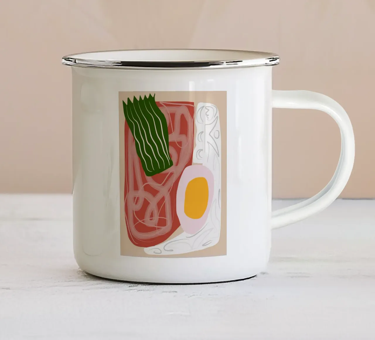 Bento tazza in smalto da Little Dean