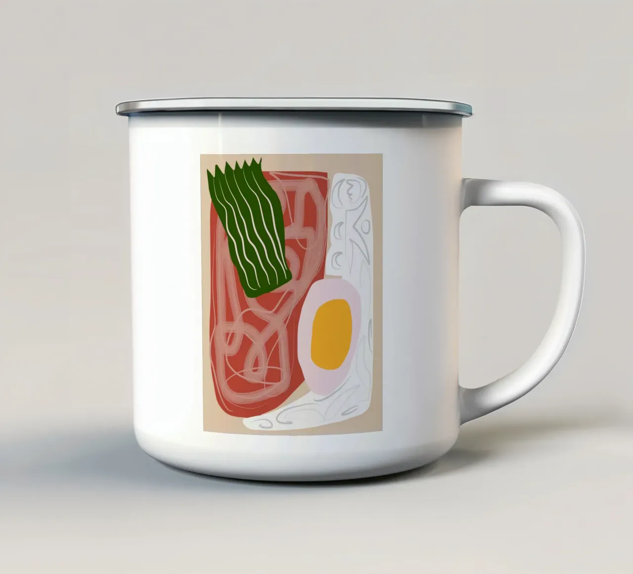 Bento tazza in smalto da Little Dean
