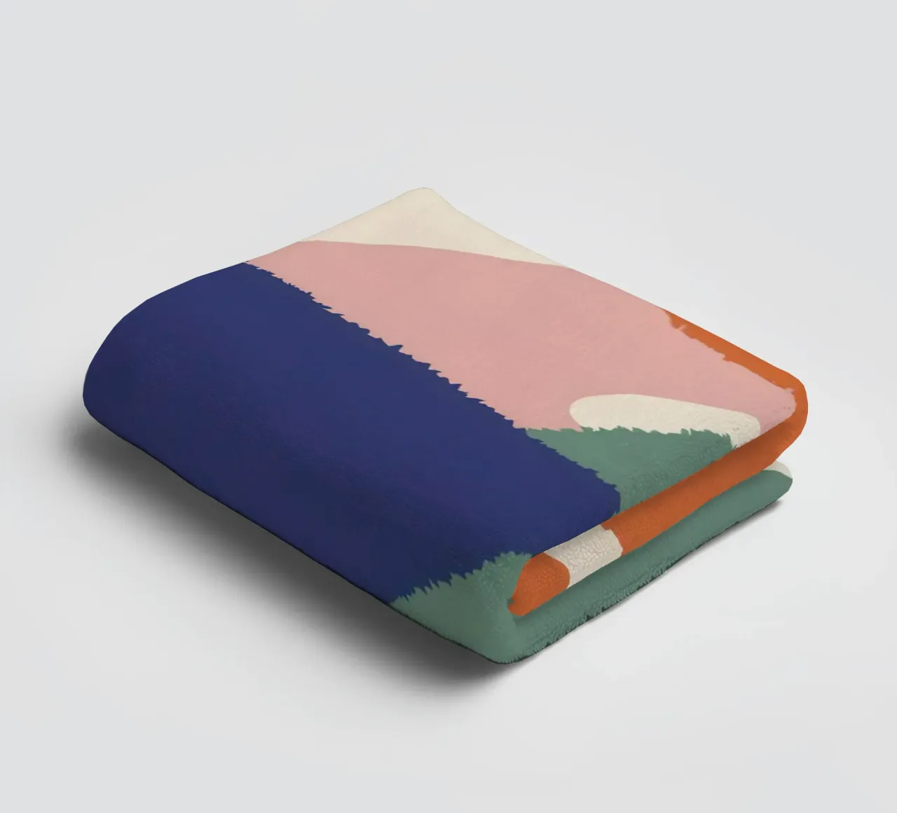 Abstract Leaf Form towel by Kala Martir