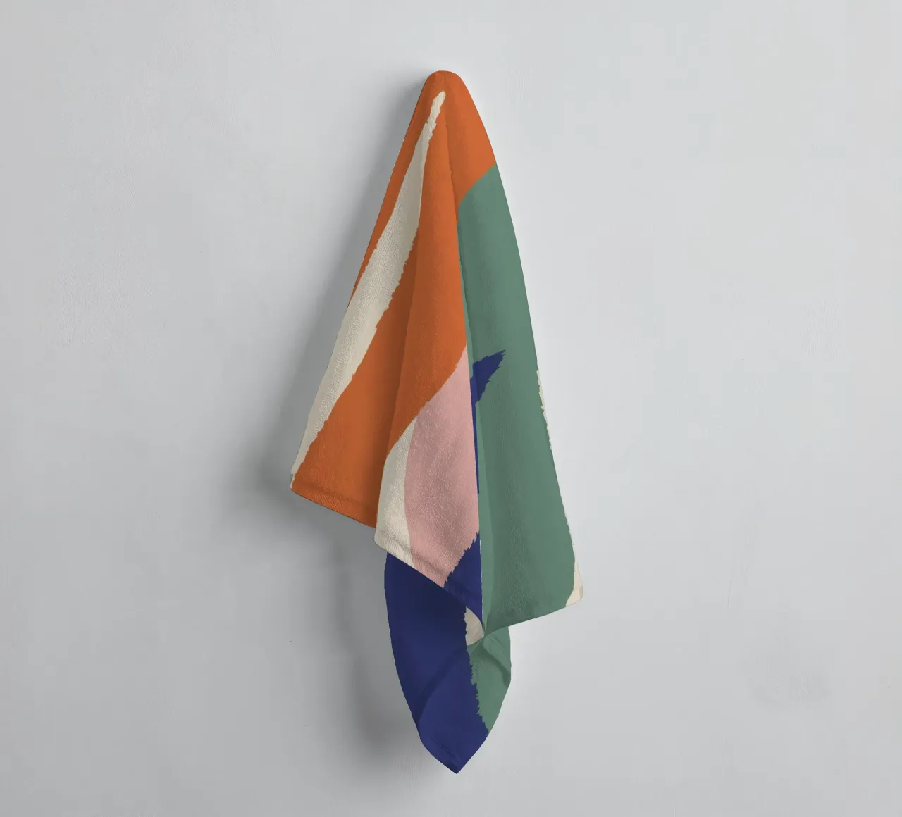 Abstract Leaf Form towel by Kala Martir