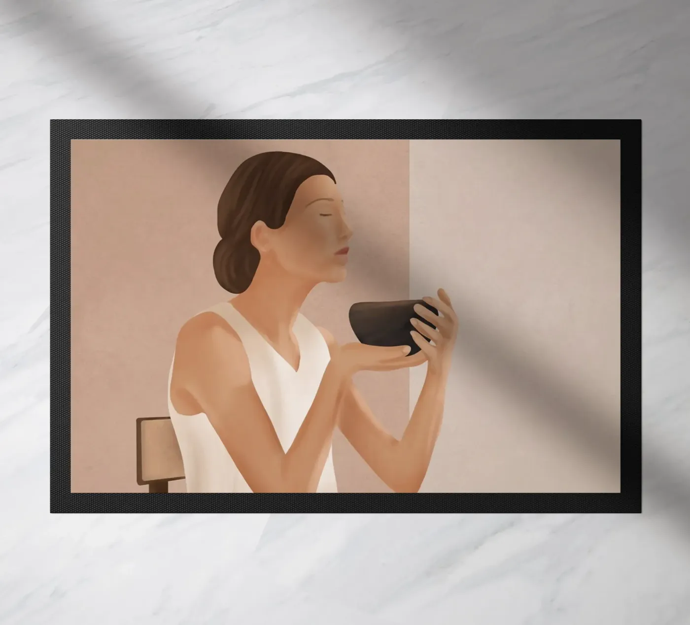 Brewed Tea Fußmatte von cityart