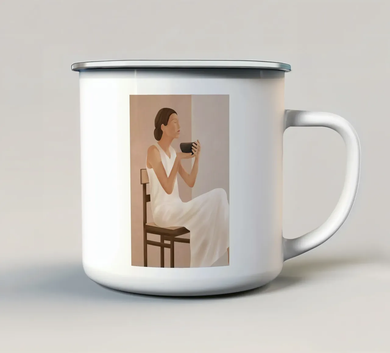 Brewed Tea tazza in smalto da cityart