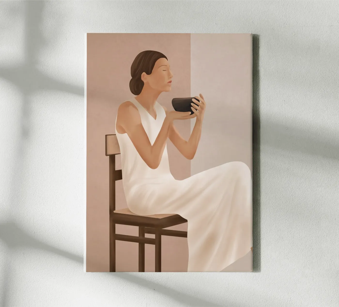 Brewed Tea canvas van cityart