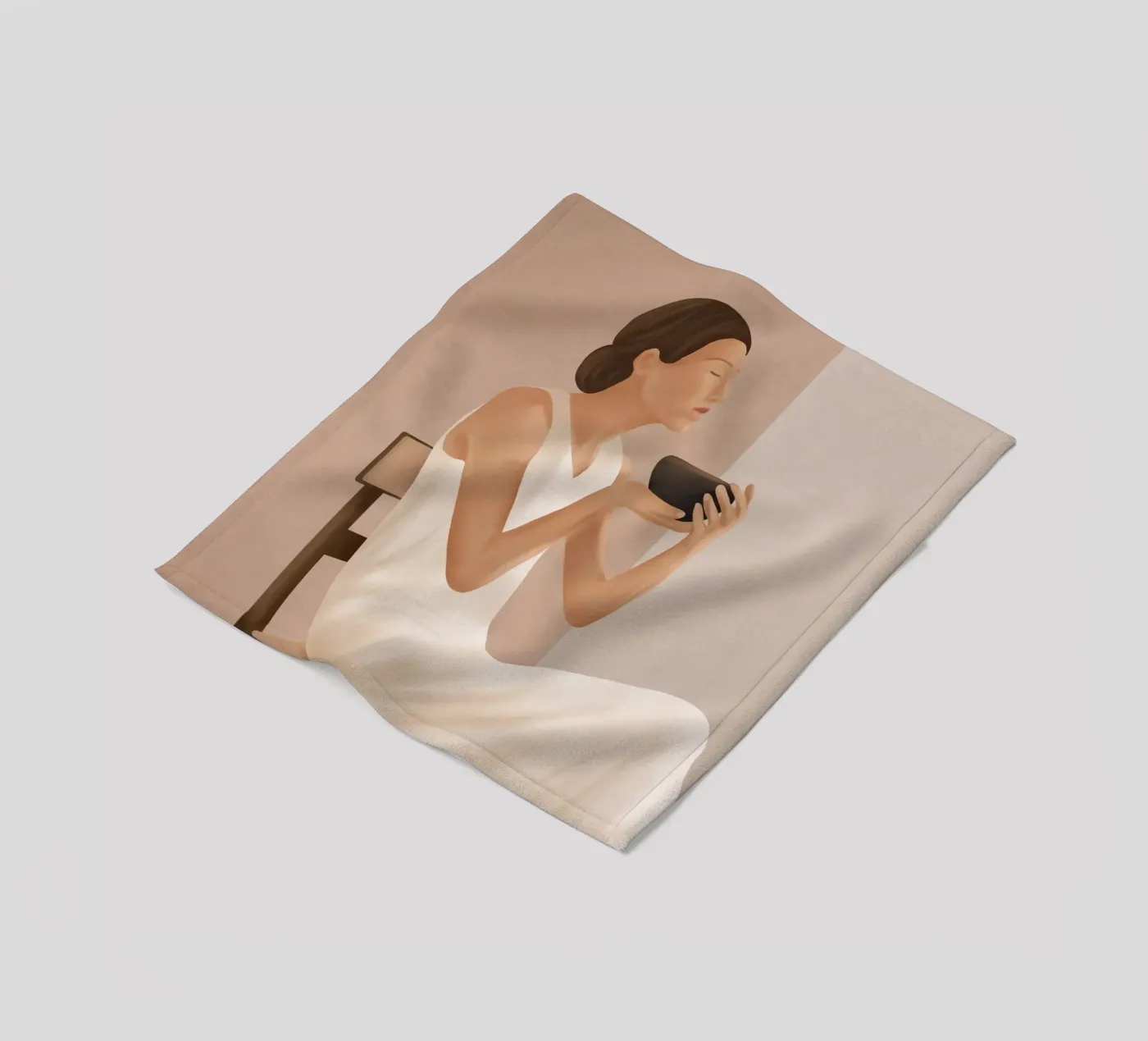 Brewed Tea fleecedeken van cityart