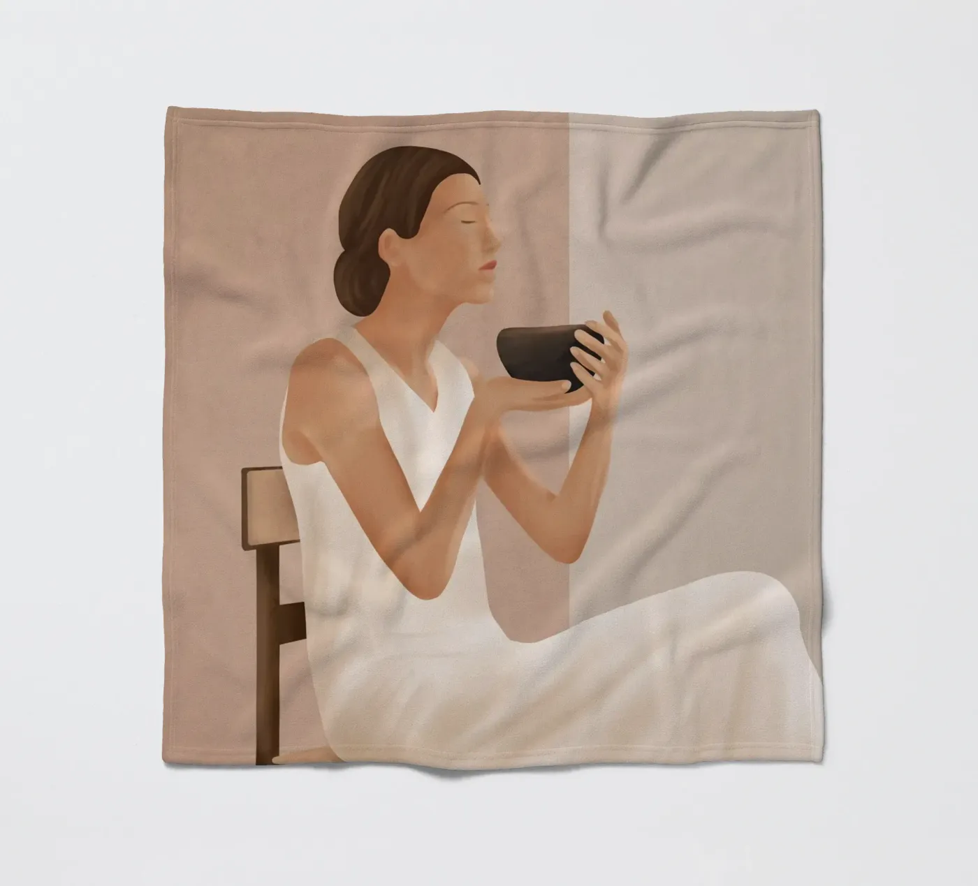 Brewed Tea fleecedeken van cityart