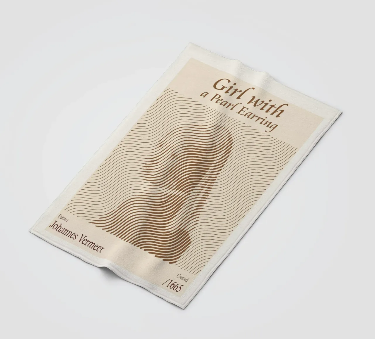 Girl with a Pearl Earring - Johannes Vermeer fleece blanket by Doa Project