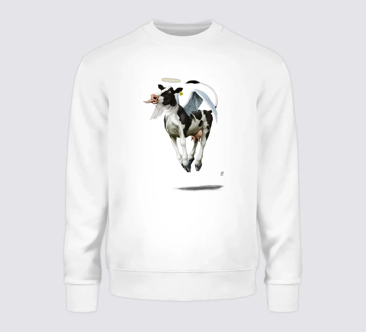 Holy Cow (Colour) felpa da Rob Art | Illustration