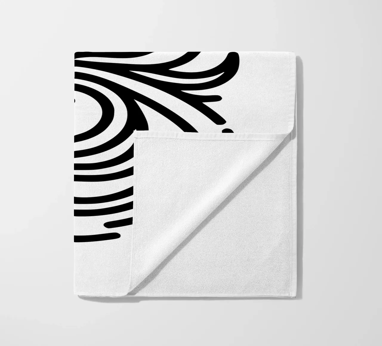 drago sputafuoco - l'energia in una semplice forma d'arte telo mare da Bold & Simple