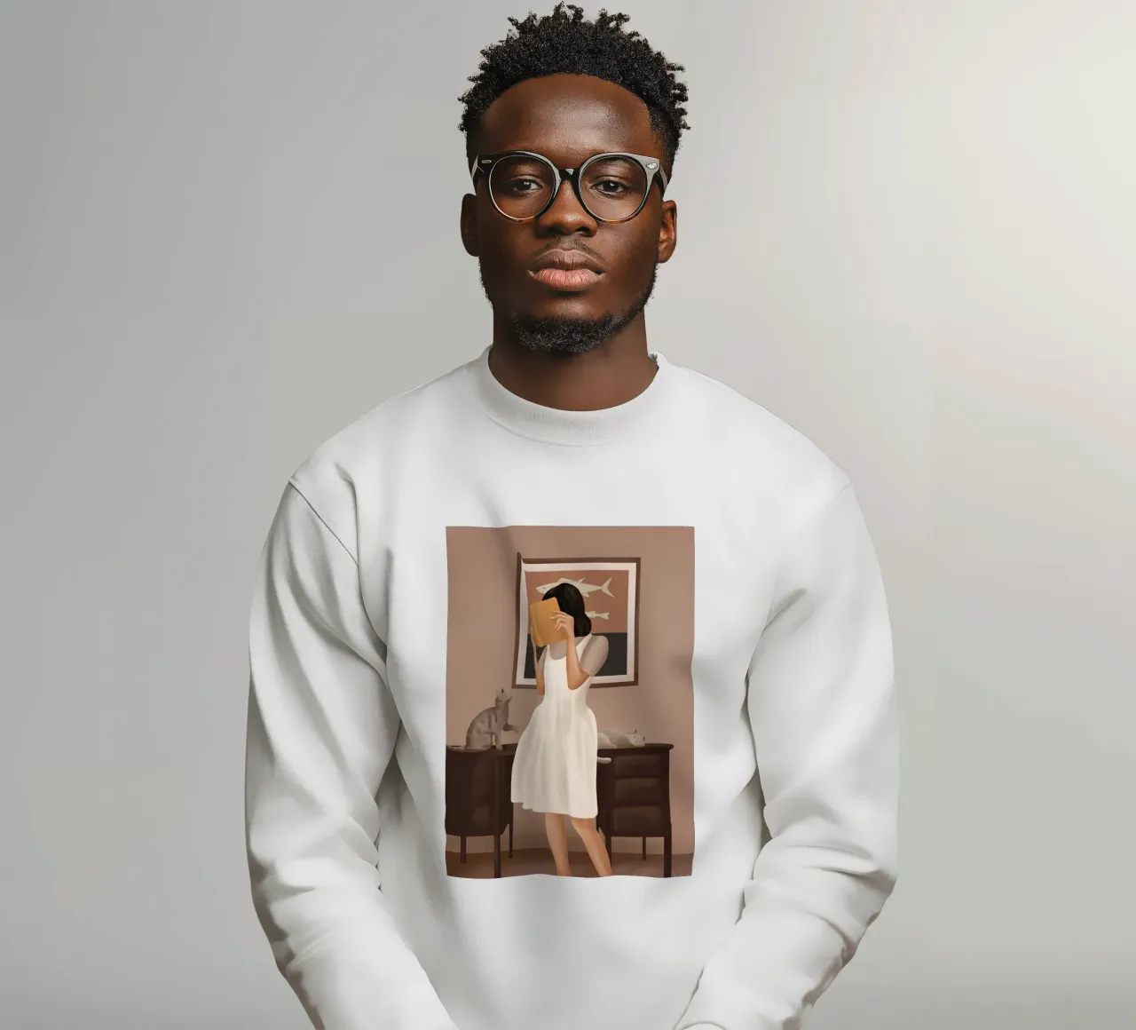 Losing Myself in a Book felpa da cityart