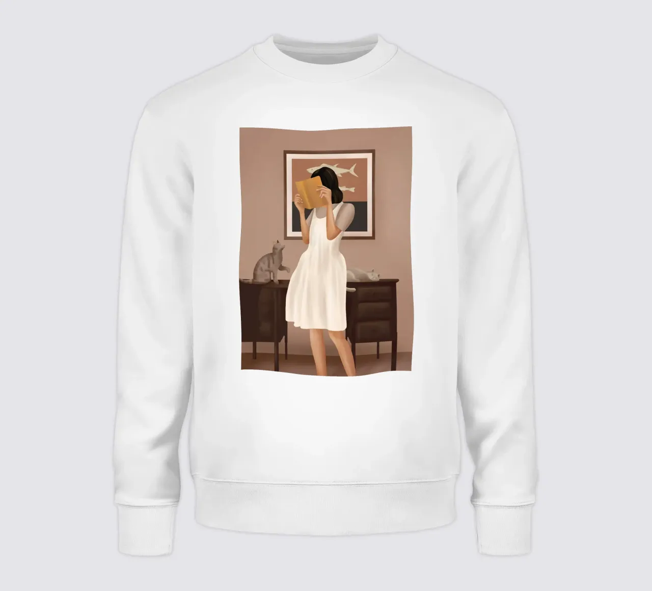 Losing Myself in a Book felpa da cityart