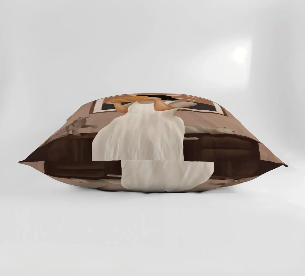 Losing Myself in a Book cuscino da cityart