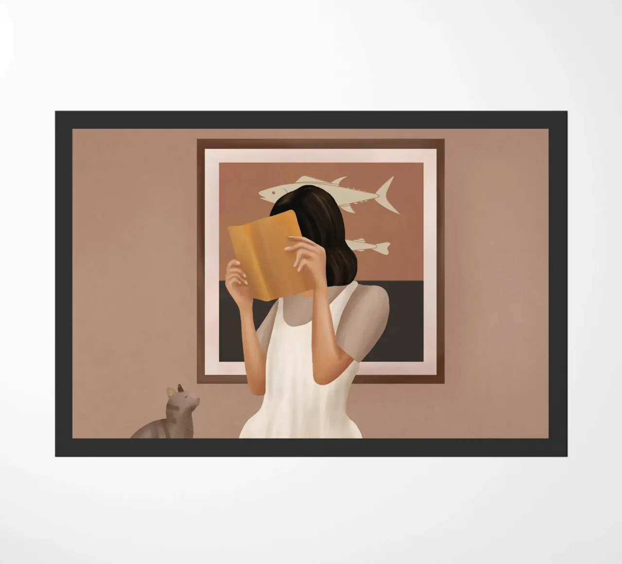 Losing Myself in a Book zerbino da cityart