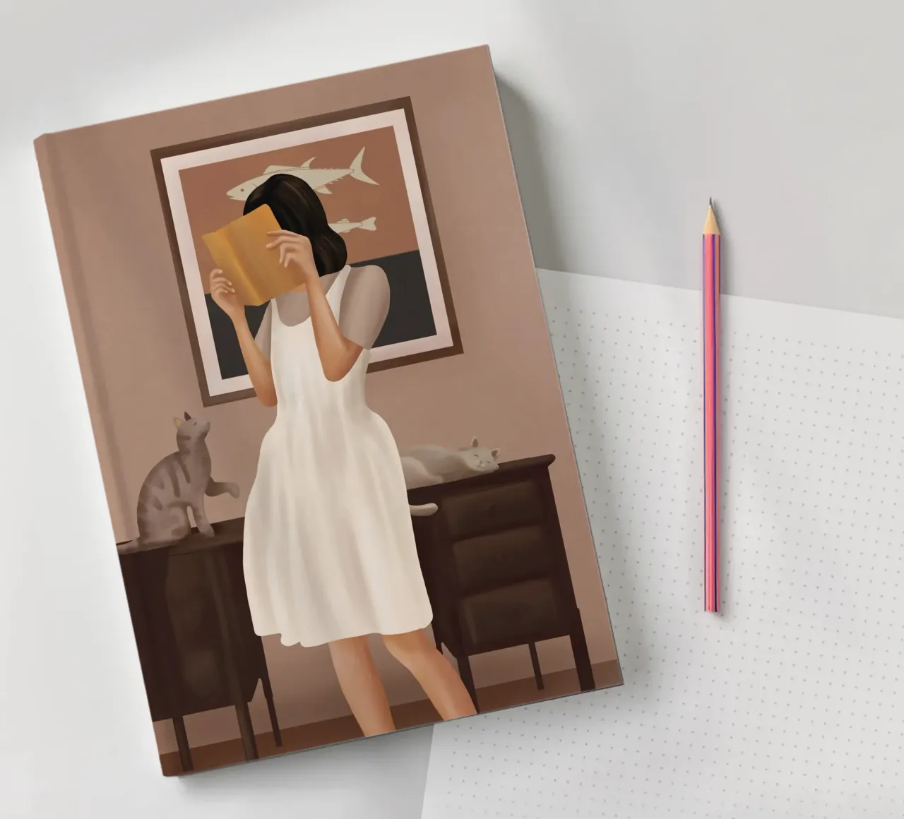 Losing Myself in a Book diario da cityart