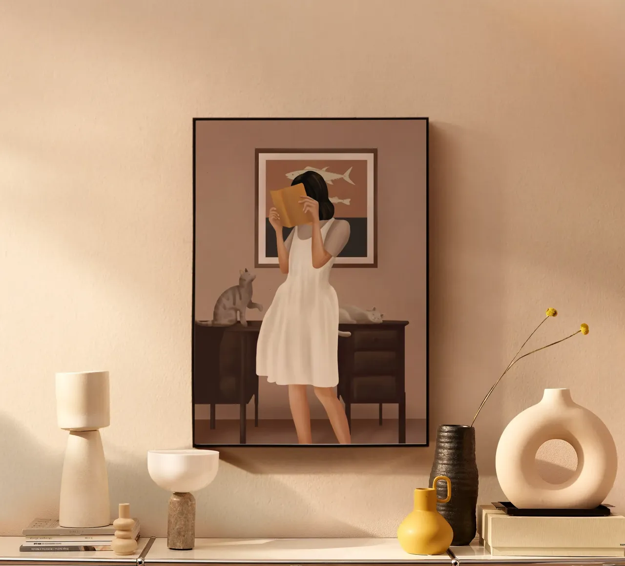 Losing Myself in a Book plexiglass da cityart