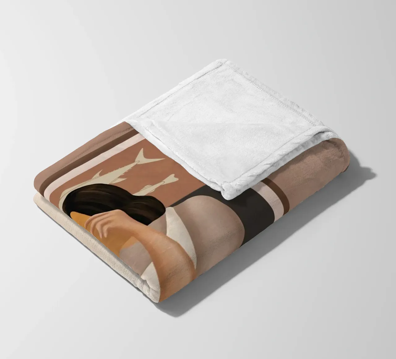 Losing Myself in a Book coperta in pile da cityart