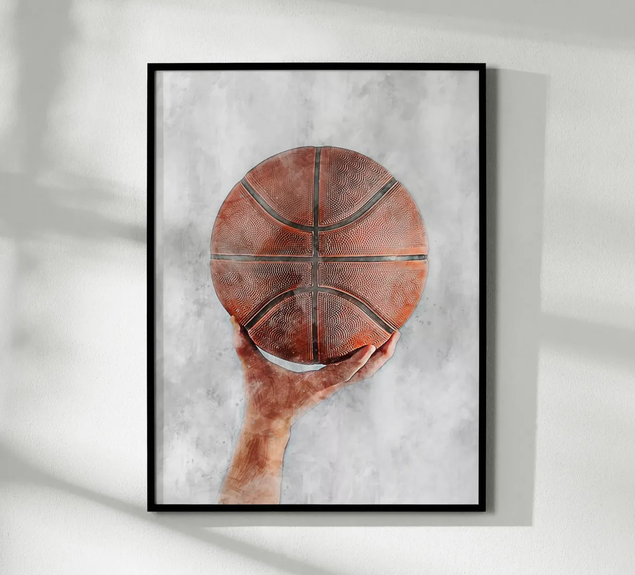 Pallacanestro - palla poster con telaio in alluminio da Mateo