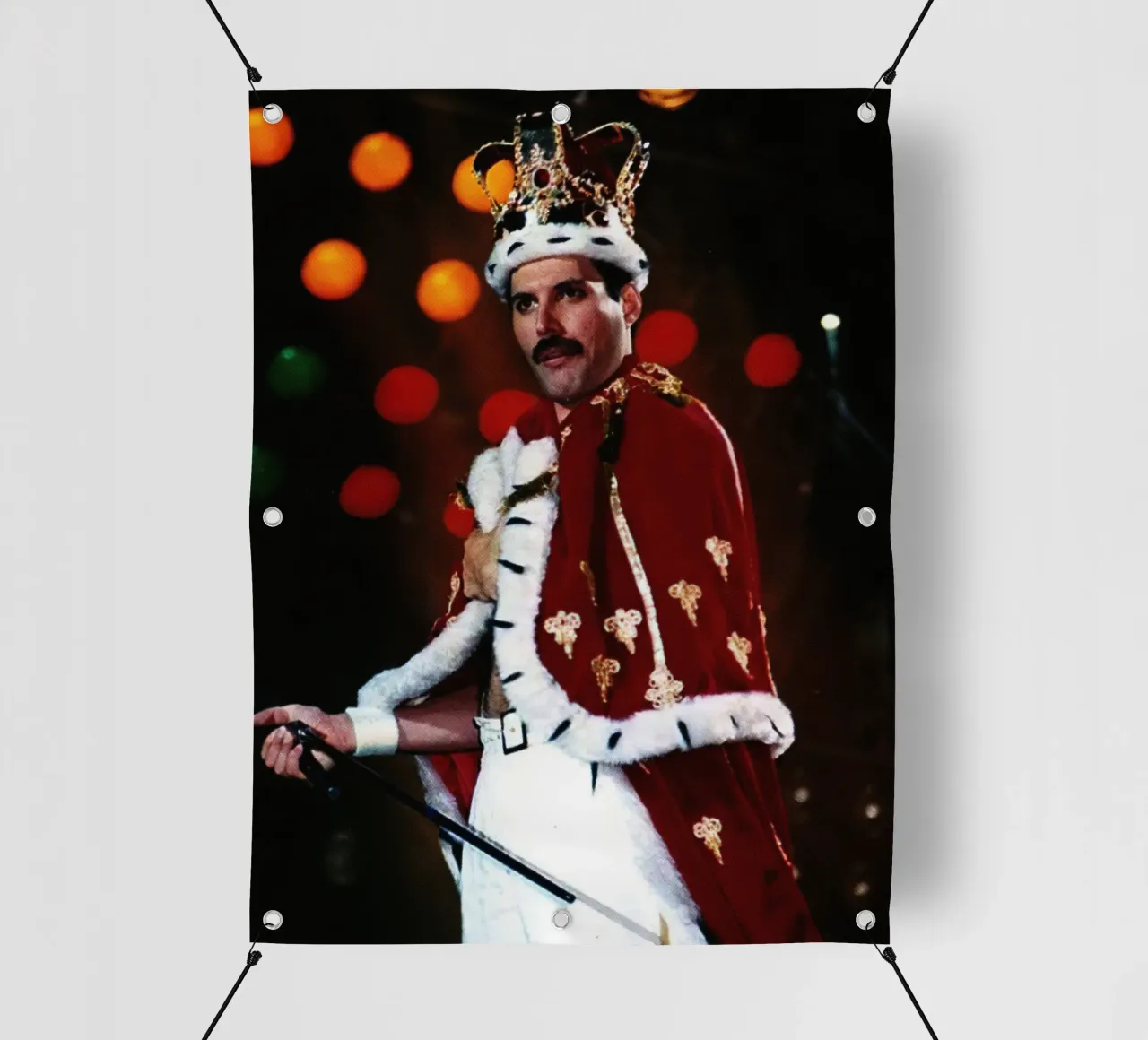 Freddie Mercury telo in pvc da Torres 9